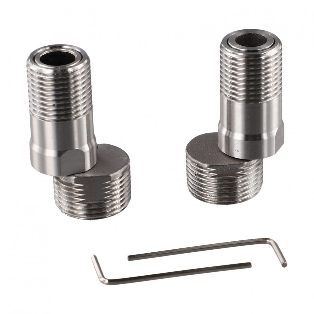 360° Rotatable Faucet Curved Foot Shower Extendable Nipple