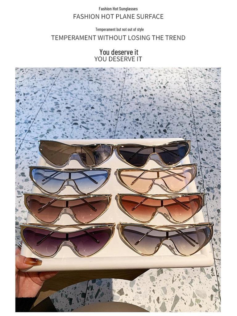 2025 Retro Cat-Eye Sunglasses: Unisex European & American Trendy Style with UV Protection