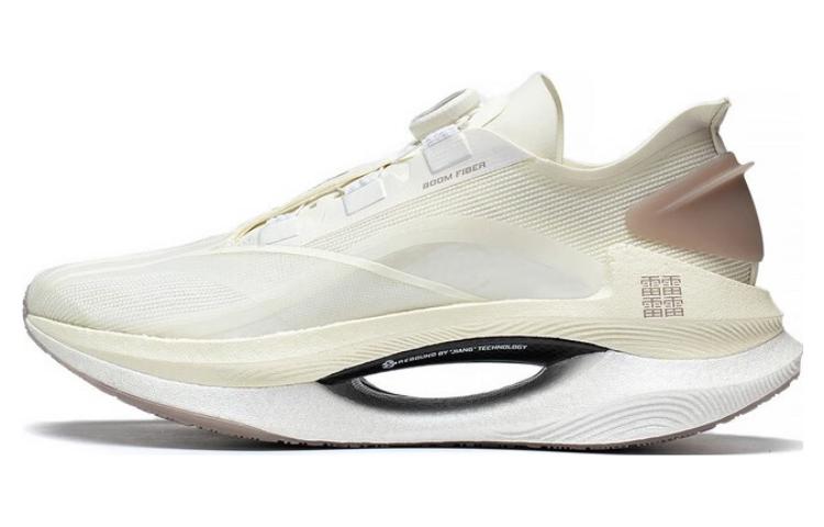 Li Ning Shadow 1.0 Удобная амортизация Нескользящие Износостойкие Низкие Беговые Кроссовки Унисекс Белый Серый ARRT013-3 37