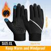 Mount Kumgang Universal Gloves Warm Cycling Gloves Winter, Thermo Fleece Running Gloves With Anti-slip Windproof Touch Screen Cycling Gloves Outdoor