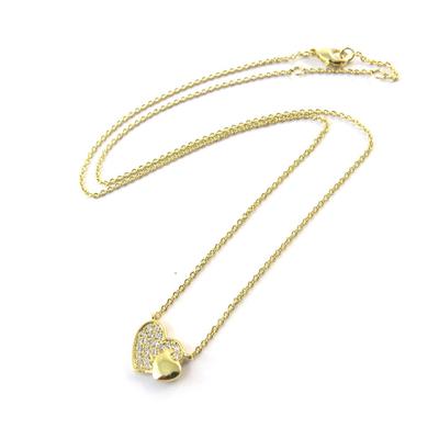 [N5371] - Gold Plated 'Love' Necklace