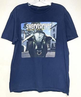 Swervedriver Band Mezcal Head Album T-Shirt Unisex Blu Navy UB253