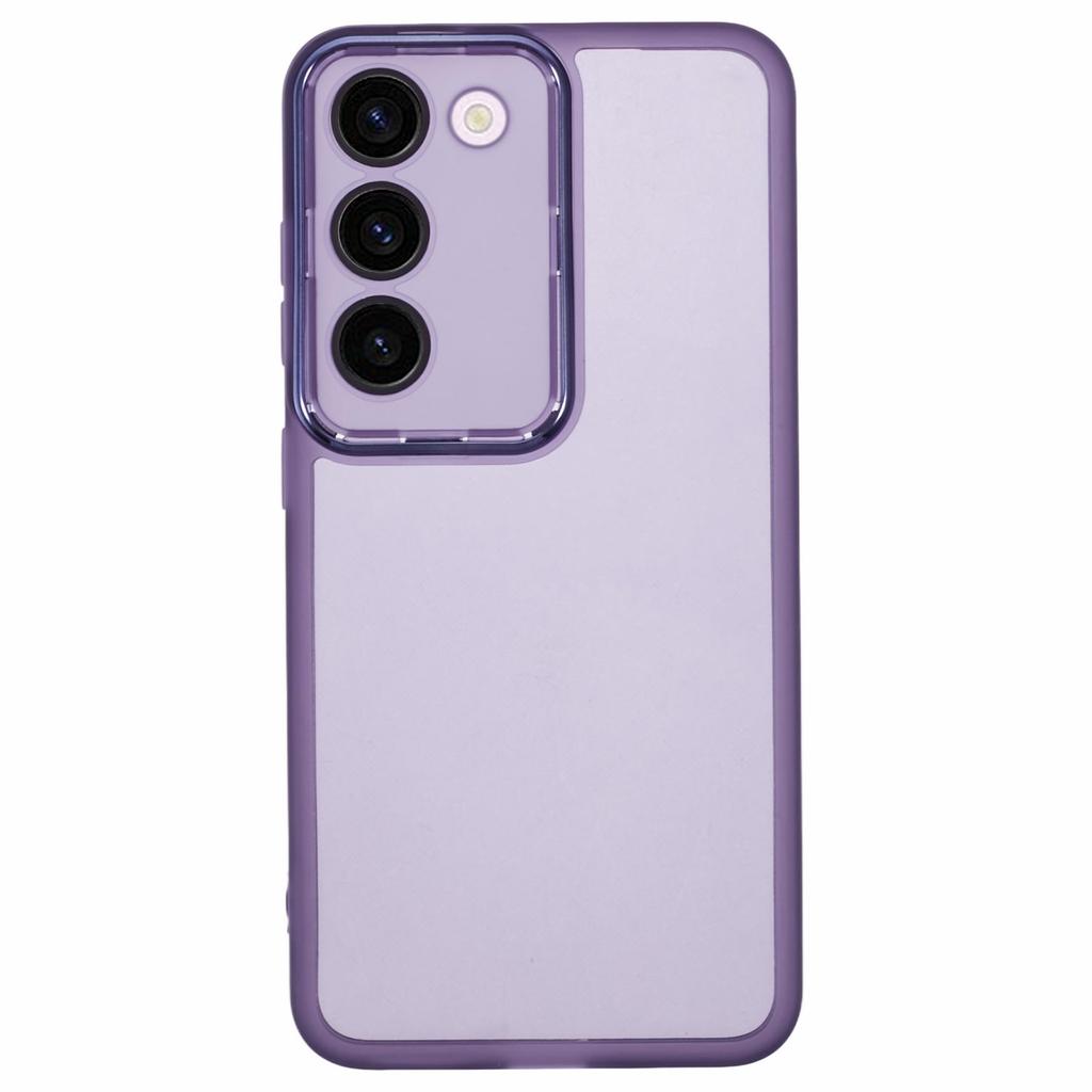 DKSM Series For Samsung Galaxy S23+ Case Electroplated Camera Frame TPU Phone Cover