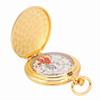 Tragbarer faltbarer Messing-Taschenuhr-Stil Kompass Ring Schlüsselanhänger Outdoor Camping Wandern