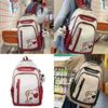 Lotso Nylon Cartoon Bear Student Backpack With Breathable Design For Middle School Girls And Boys