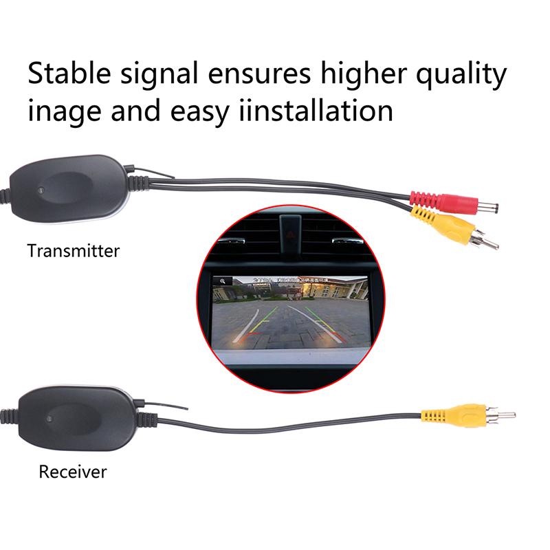 Buy 2.4G Wireless Video Transmitter And Receiver Kit For 12V Car Rear ...