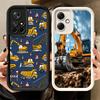 Excavating Machinery Cool Soft Phone Case for Xiaomi Poco X7 X6 X5 Pro X4 Gt X3 F7 Ultra M8 M7 Redmi 15C 15 14C 13 13C 12 12C 10