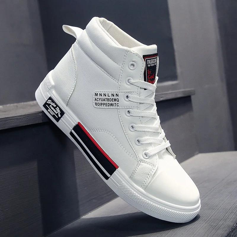 Breathable Soft Sole Men's Casual Sports Shoes Korean Fashion Student Jogging Shoes Youth Board Shoes 2025