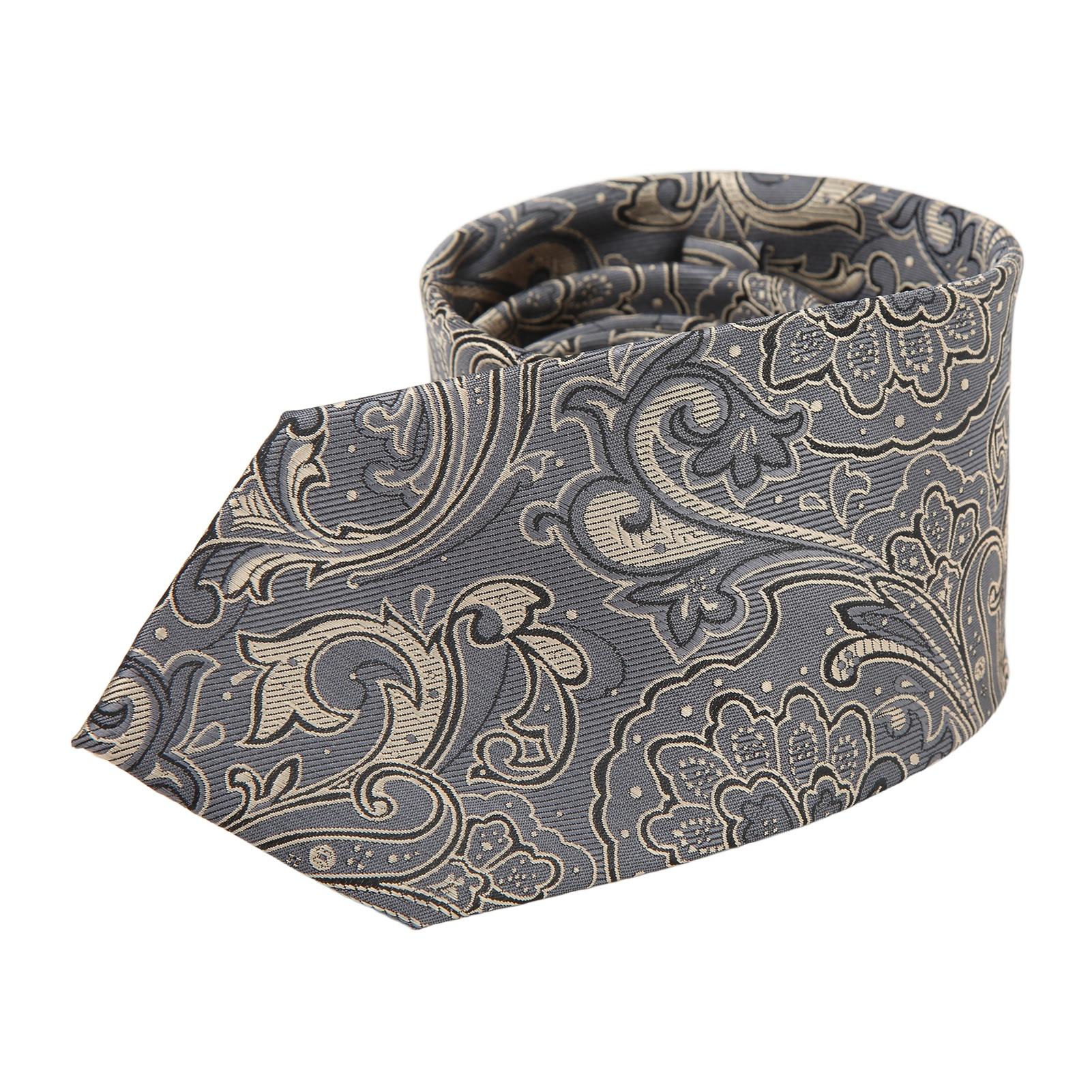 

Комплект из 6 галстуков с узором пейсли в деловом стиле из полиэфирной пряжи, мужские галстуки с узором пейсли