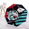 1pc Ghost In the Shell Motoko Kusanagi Outdoor Umbrella - Automatic Opening/Closing, Portable 3-Fold Design, 8-Bone Iron Frame, Ideal Gift for Fans, T