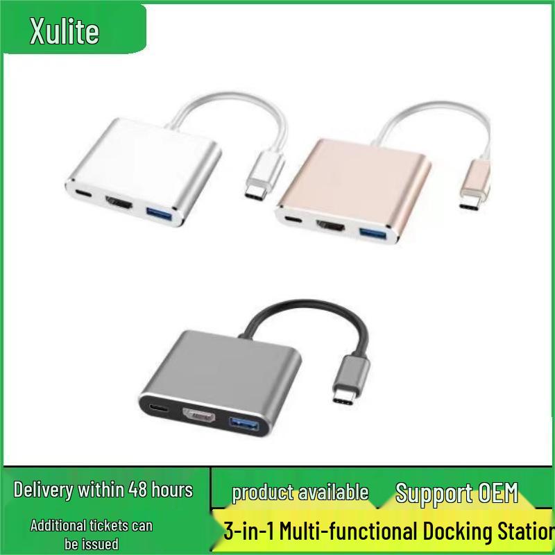 USB-C zu 4K HDMI 3-in-1 Konverter Hub Splitter