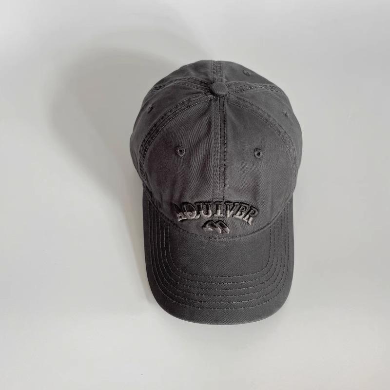 High quality Three dimensional Letter Embroidered Baseball Cap Trendy Korean Version Deepened Widened Face Shape Men and Women Baseball Cap