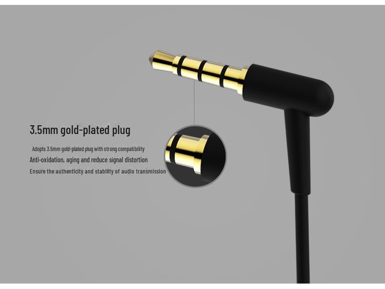 Remax In-Ear Headphones with Mic and Wired Control for Apple & Android, Heavy Bass