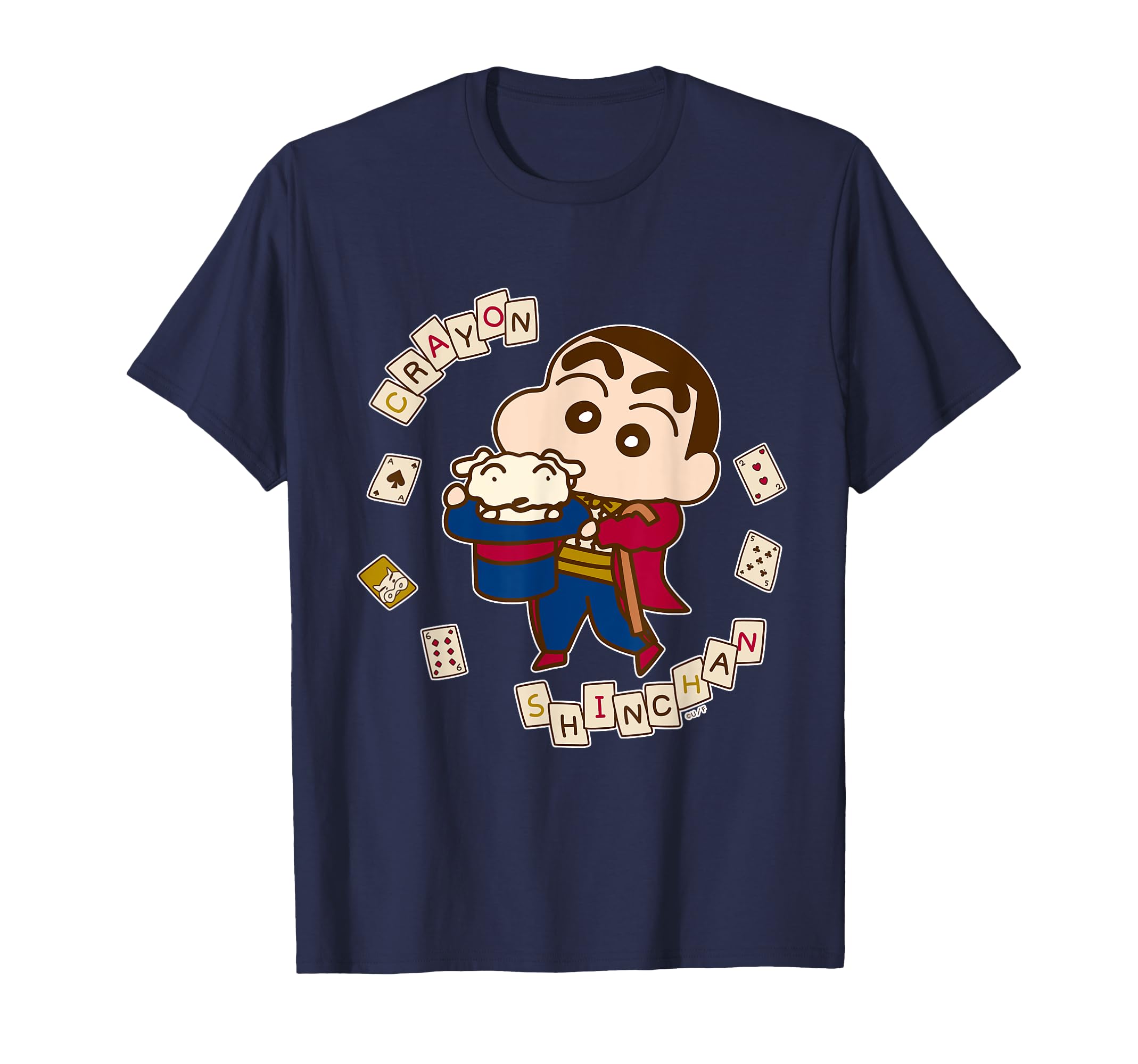 

Crayon Magic Show [Manga] Shin-chan Shin-chan s T-shirt синий