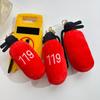 Creative Fire Extinguisher Plush Toy Keychain Cartoon Fire Extinguisher Soft Stuffed Doll Pendant Car Keyring Backpack Bag Decor