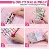 for Money Saving Notebook Gifts A6 Budget Binder Envelope Wallet Cash Storage Books Cash Envelopes