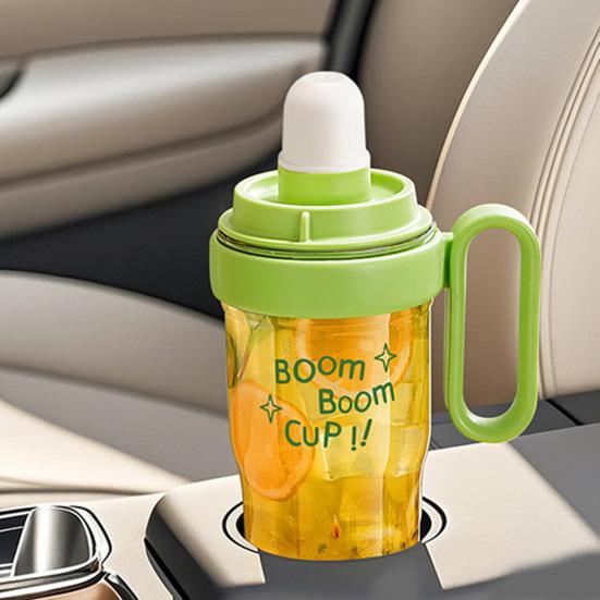 Bartender Shaker Set Leakproof Cocktail Maker with Ice Mold BPA-Free Plastic Shake Kettle for Lemon Tea & Mocktails