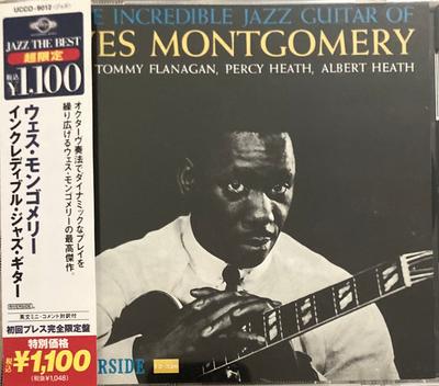 CD WES MONTGOMERY  The Incredible Jazz Guitar Of Wes M UCCO9012 Universal Music Japan ObiJazz Used