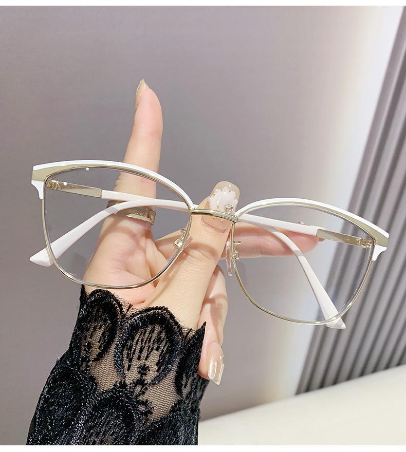 

Фоточувствительные очки с изменяющимся цветом и защитой от синего света для женщин с большими оправами 015 -0.5 белый