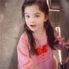 Autumn 2024 Casual Sweater Mesh Princess Dress for Little Girls
