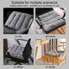 Car Heated Seat Cushion Graphene Winter Plush Seat Cushion 12V Car Universal USB Electric Heating Single-chip Pad Accessories