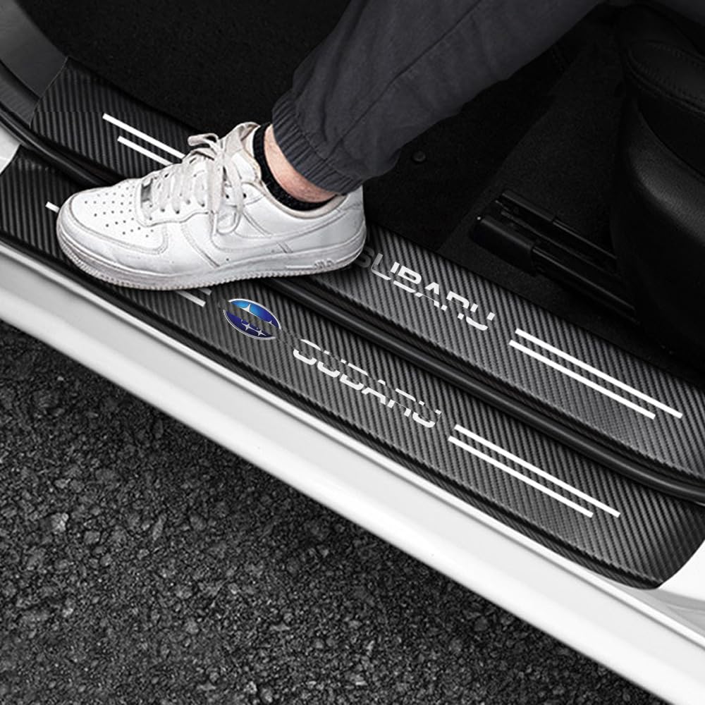 

Side Step Guard, Newest Universal Car Door Mall, Scuff Plate, Side Mall, Scuff Protection Subaru-5 белый