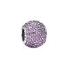 Pandora Purple Zircon Beads Pendant Women's Purple 791051CFP