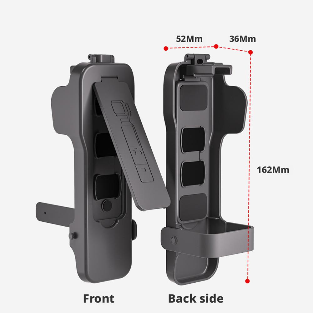 Protective Case For DJI Pocket 3 Flip Cover with 5 Filter Slots And Elastic Band Pocket 3 Accessories Anti-Scratch Cover