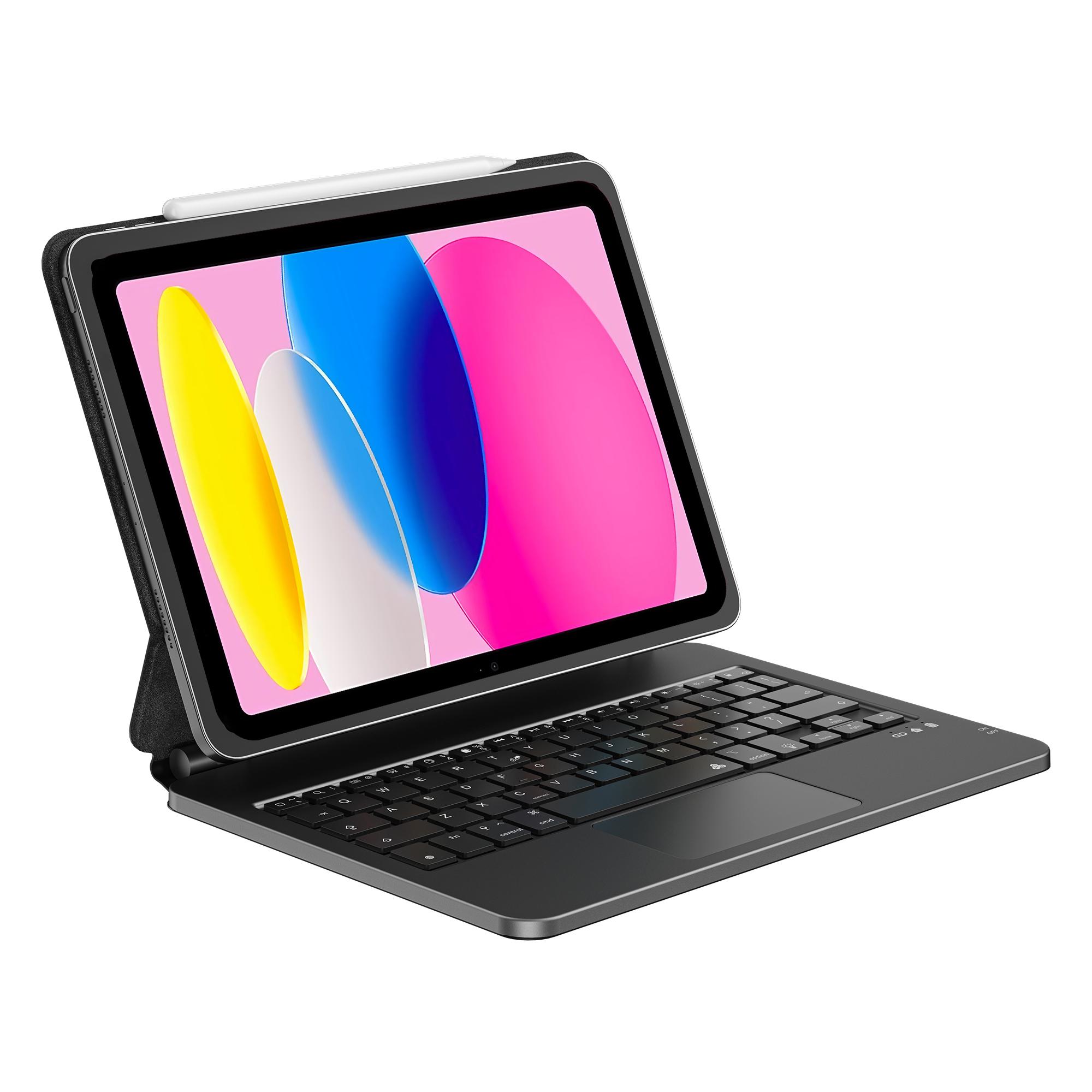 

WIWU MK-003 For iPad (2025)/10.9 (2022) Bluetooth-Compatible Keyboard Magnetic PU Leather Tablet Stand Case A