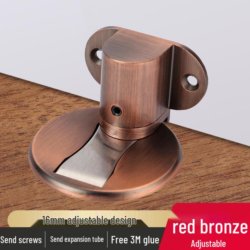 Adjustable Magnetic Door Stopper: Punch-Free, Anti-Collision, Invisible Design for Bedrooms with Strong Magnet