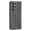For Samsung Galaxy S24 Ultra Case Magnetic Closing PU Leather Phone Cover with Card Slots
