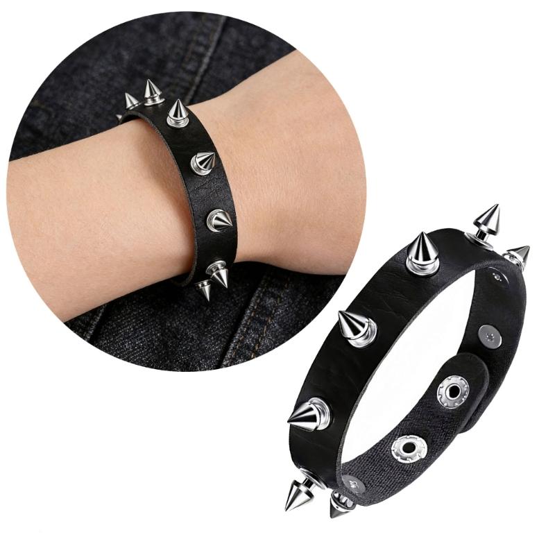 Braccialetto in Pelle Multistrato Fatto a Mano Braccialetto da Polso alla Moda Gioielli Eleganti da Festa Braccialetti alla Moda da Donna per Feste Quotidiane