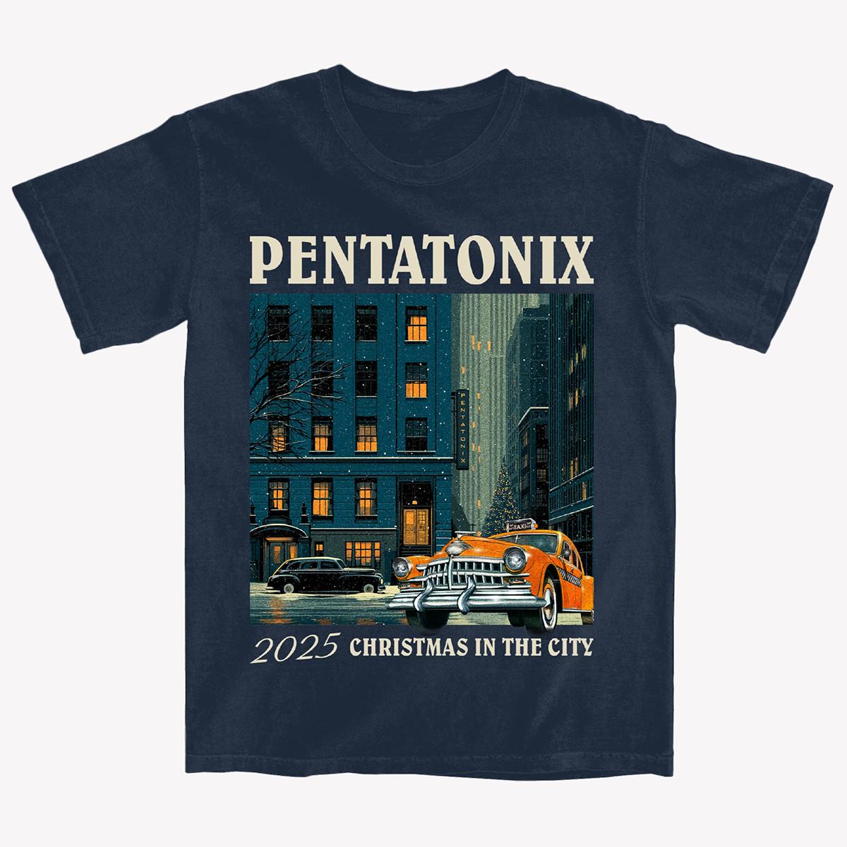 Pentatonix 2025 Christmas in the City Tour Shirt Blue Navy Unisex S-5XL 1V0683 XXXXL
