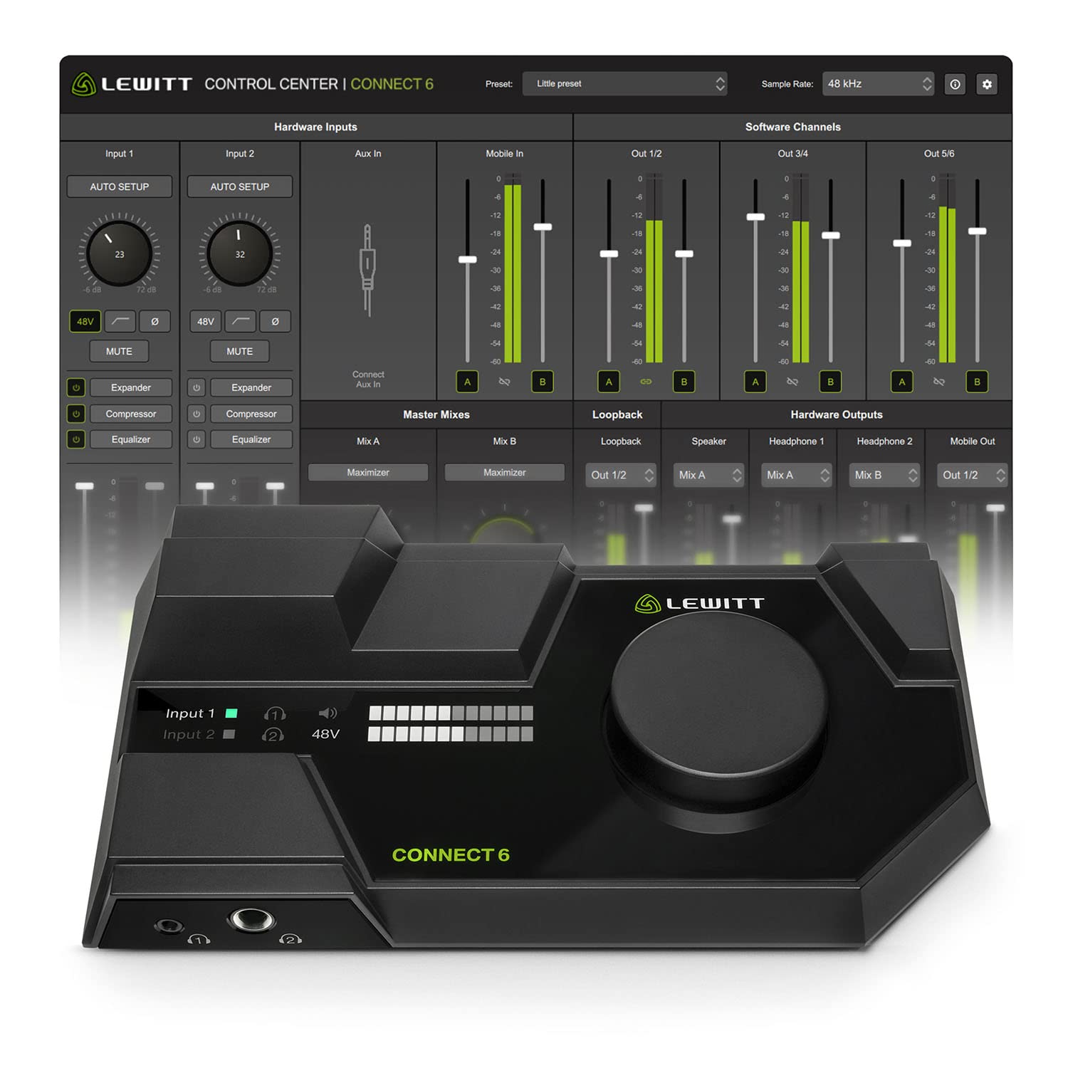 

Connect 6 interface USB-C