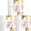 Soft Elephant Plush Doll With Keyring Kids Animal Toy For Childrens Gift