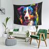 Border Collie Tapestry Decoration Art Aesthetic Tapestries for Living Room Bedroom Home Wall Cloth Wall Hanging