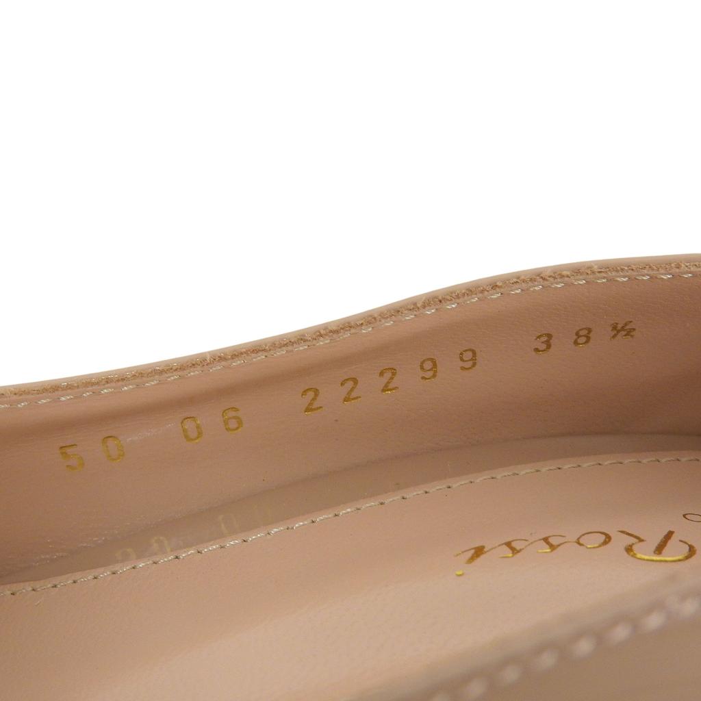 Makellose Gianvito Rossi Pumps beige Lackleder Damen 38.5 Gebraucht