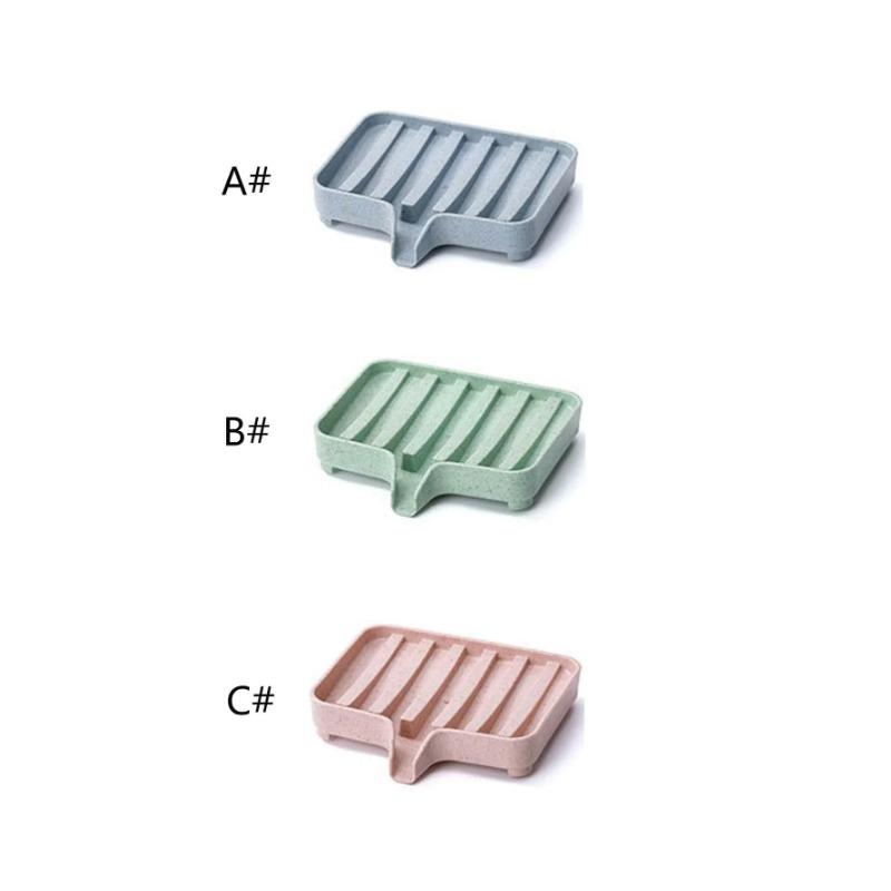 

1 шт. Однотонная мыльница с поддоном для слива воды для дома C