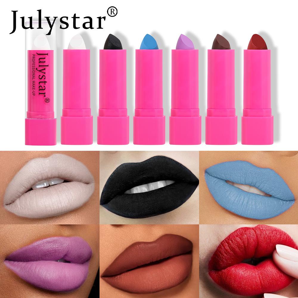 Julystar Halloween Long-Lasting Black Matte Lipstick