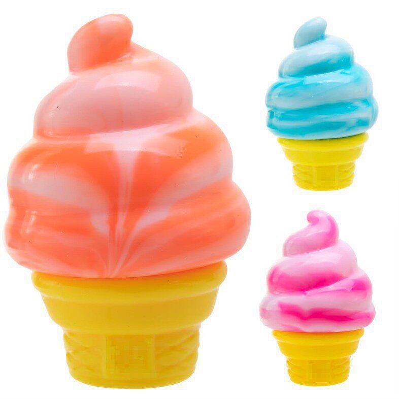 Slow Rebound Maltose TPR Stress Relief Ice Cream Jelly Squeeze Toy