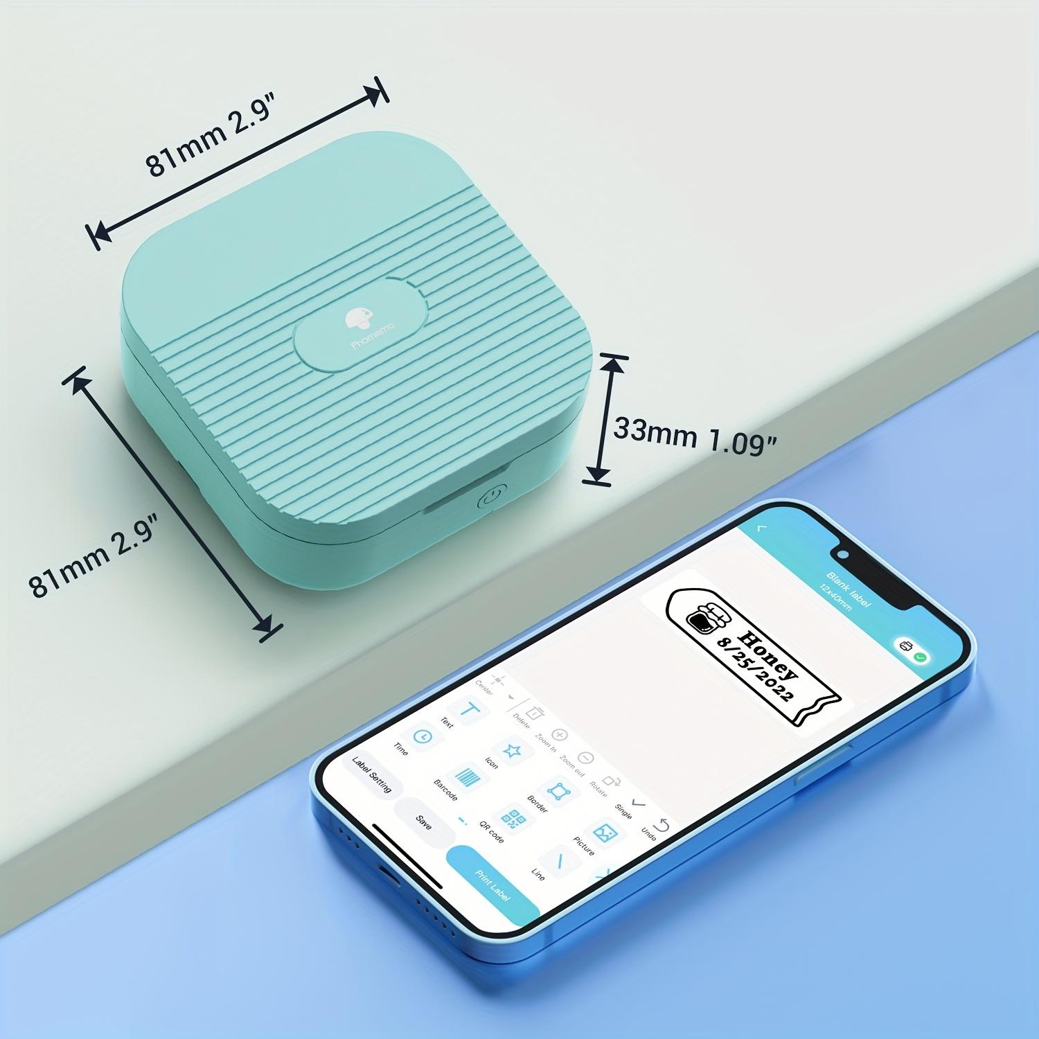 

Портативный термопринтер PHOMEMO Q31 — Bluetooth, двойное питание, совместимость с iOS/Android, идеально подходит для организации дома и офиса