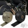Header Heat Wrap Manifold Insulation Roll Resistant with Stainless Ties Motorcycle 5CMX10M Motorcycle Exhaust Thermal Tape