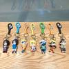 3D Cartoon Naruto, Kakashi, and Sasuke Keychain Pendant