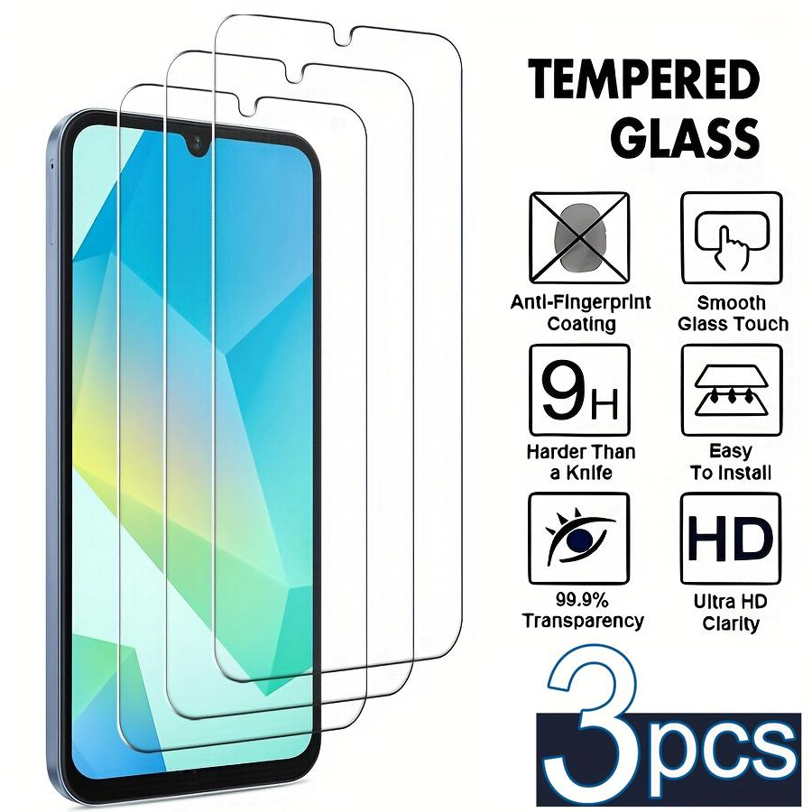 

3 шт. Загартоване скло для Samsung Galaxy A17 A16 A15 A14 A07 A06 A05S Galaxy A56 A55 A54 A34 A35 5G S25 S24 S23 S21 S20 FE Захисне скло на весь екран For Galaxy A33 5G