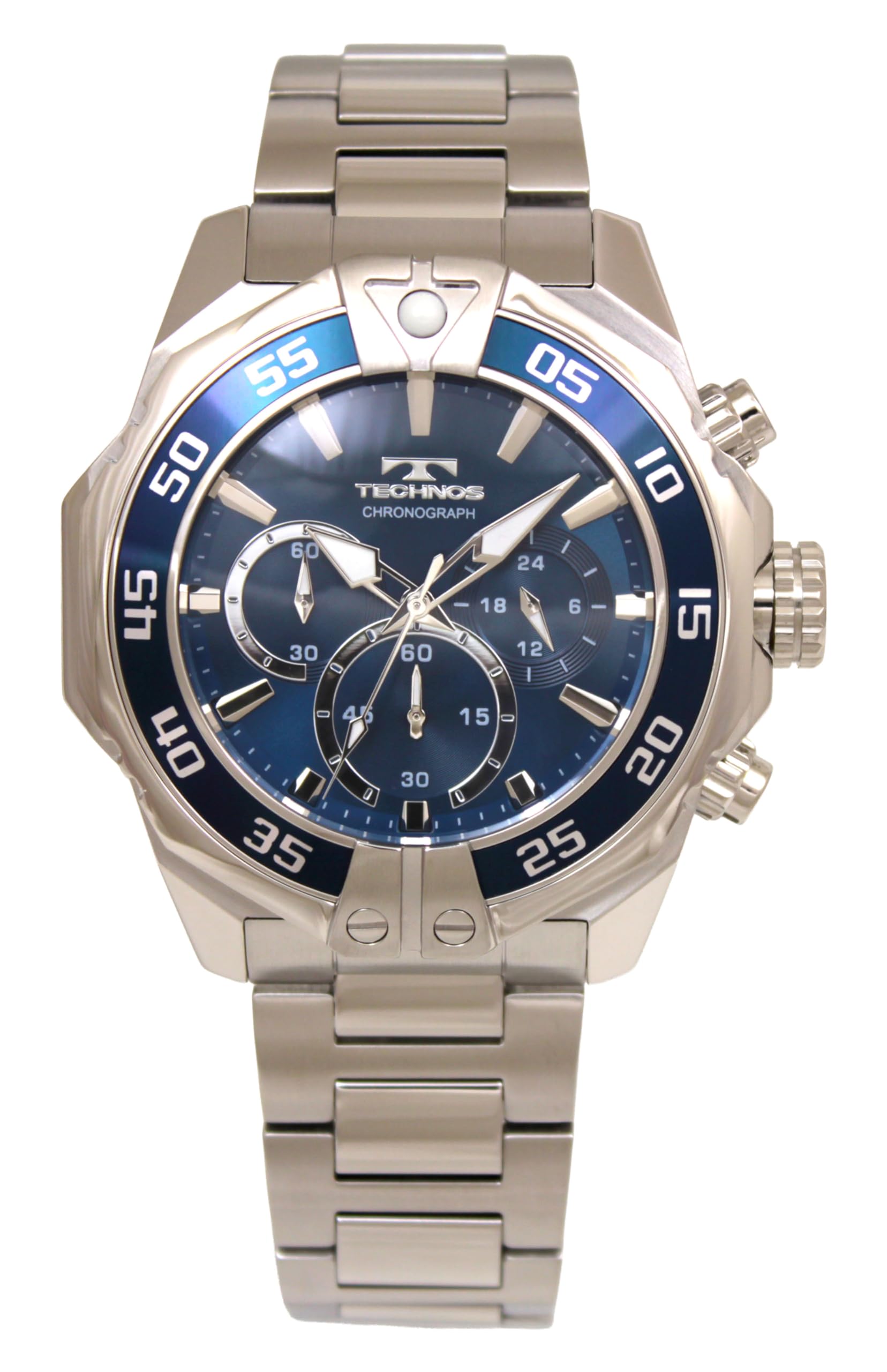 TECHNOS Chronograph Watch T6C40SN синий