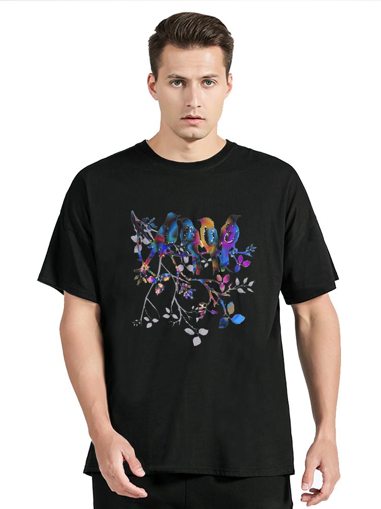 Rainbow Namaste Lotus Graphic Print Tshirt Women Meditation Breathe T-Shirt Female Yoga Posture T-Shirt Men Cotton Tops Tee