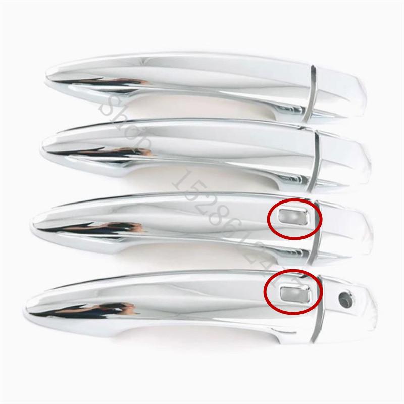 For 2023~2025 Nissan X-Trail X Trail RogueT33 ABS Chrome Door Handle Bowl Car Door handle Cover Protective Trim car accessories серебряный