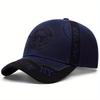 3D Embroidered Letter Washed Cotton Baseball Cap for Men and Women, Sunshade Sunscreen Hat, Sports Running Cap