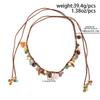 New Bohemian Irregular Multicolor Stone Waist Chain Necklace for Women Versatile Summer Beach Vacation Bikini Body Chain Jewelry