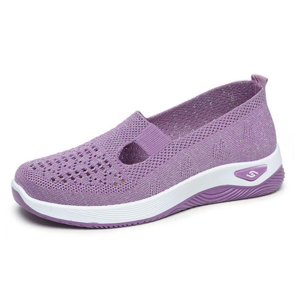 Spring and Summer Shoes for Women, Mesh Breathable Cloth Shoes That Are Not Tiring for The Feet, One Foot Stepping Shoes, and Walking Shoes